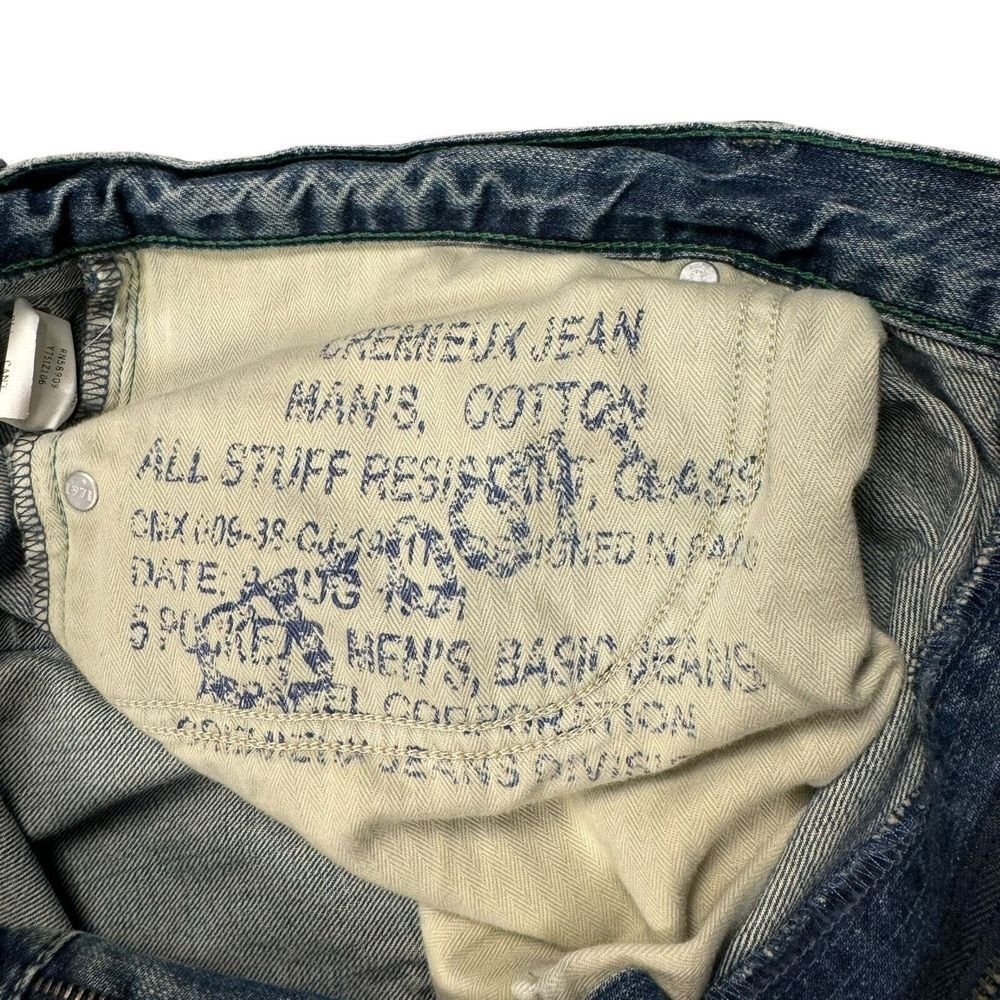 Daniel Cremieux Jeans Men 38x34 Classic Fit Straight Leg Baggy Faded Y2K Vintage - Picture 8 of 13